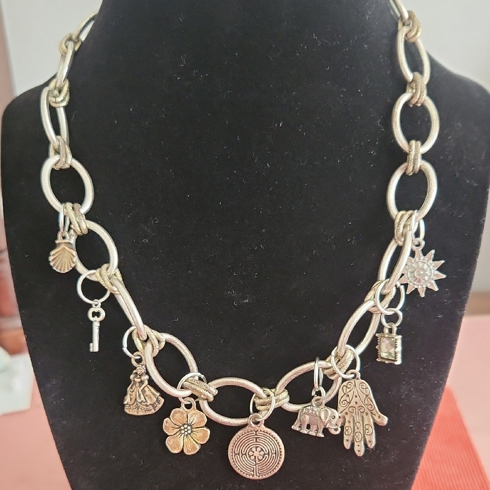 Silver Charm Necklace